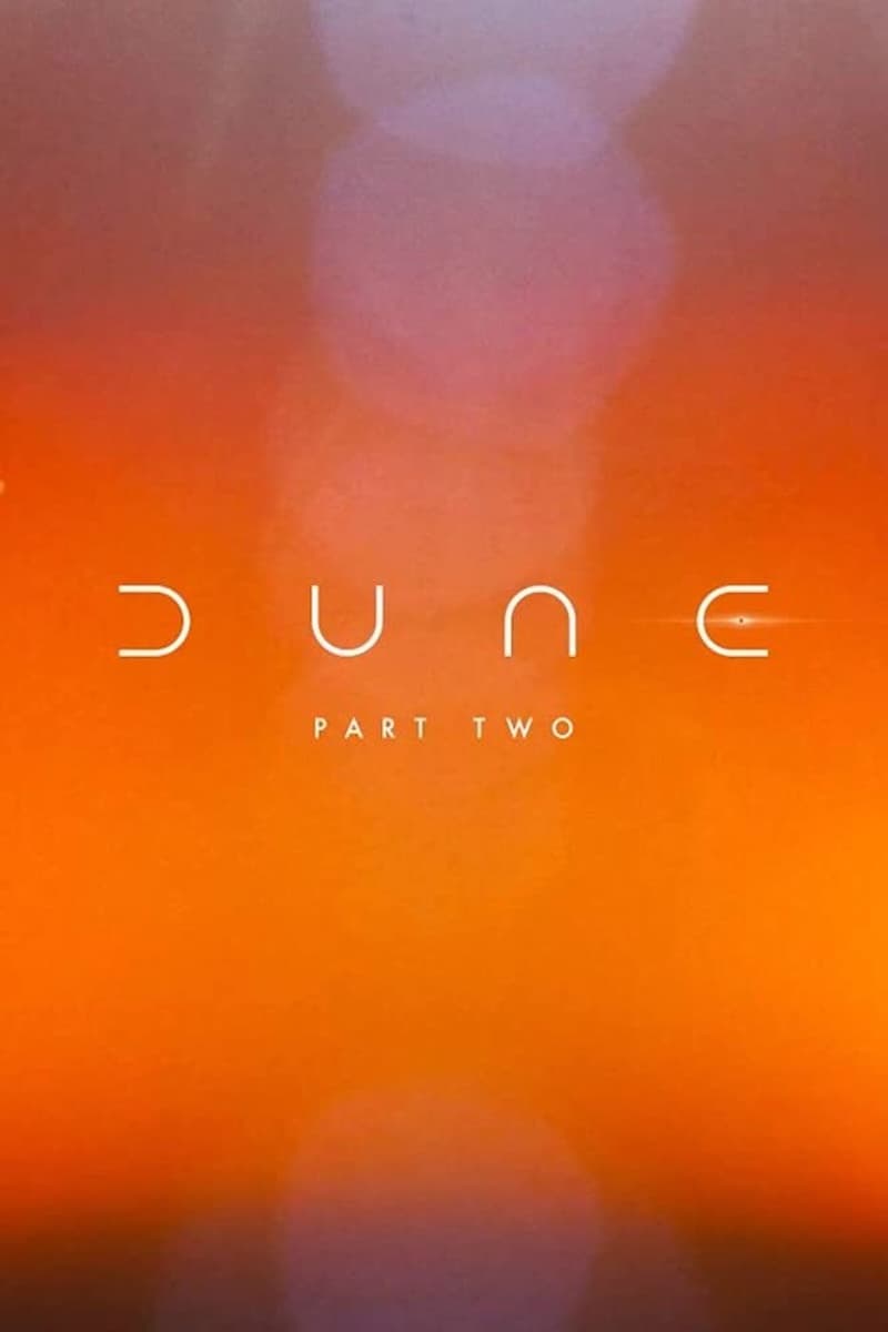 Dune Part 2 poster